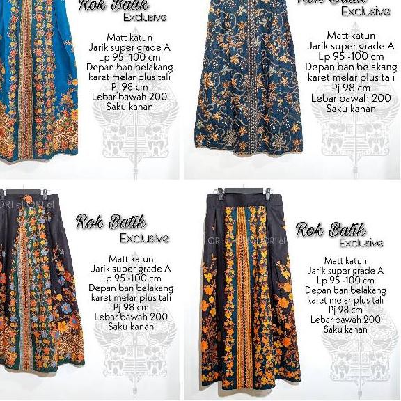 *Hot Sell' Rok Batik Motif Kombinasi Bawahan Formal Wanita Casual Kondangan  Model Terbaru 2020 ...