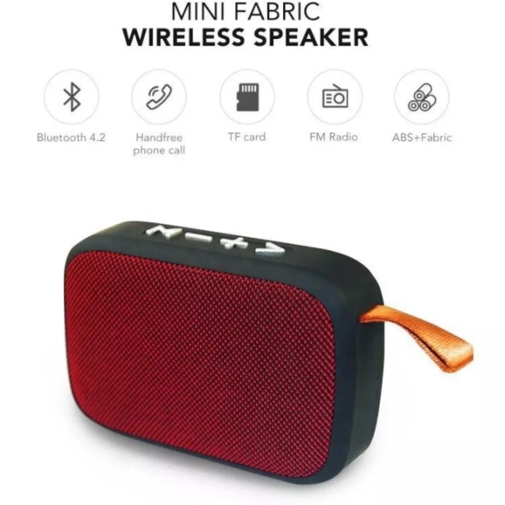 SPEAKER BLUETOOTH PORTABLE G2 GREAT BASS MURAH MERIAH