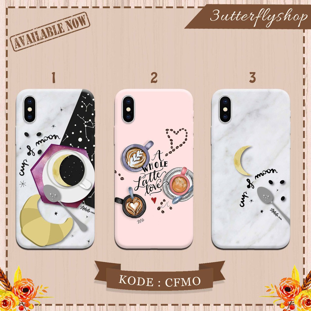 Cup Of Moon casing case HP xiaomi samsung iphone oppo vivo realme redmi meizu