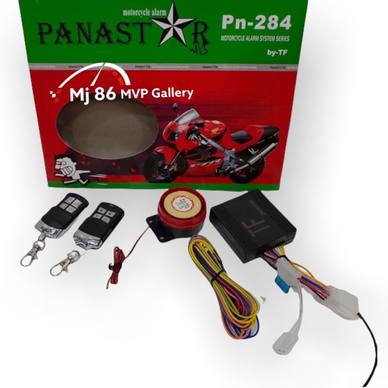 Alarm Motor MGV/Cr7/Panastar/Tss.Pengaman motor