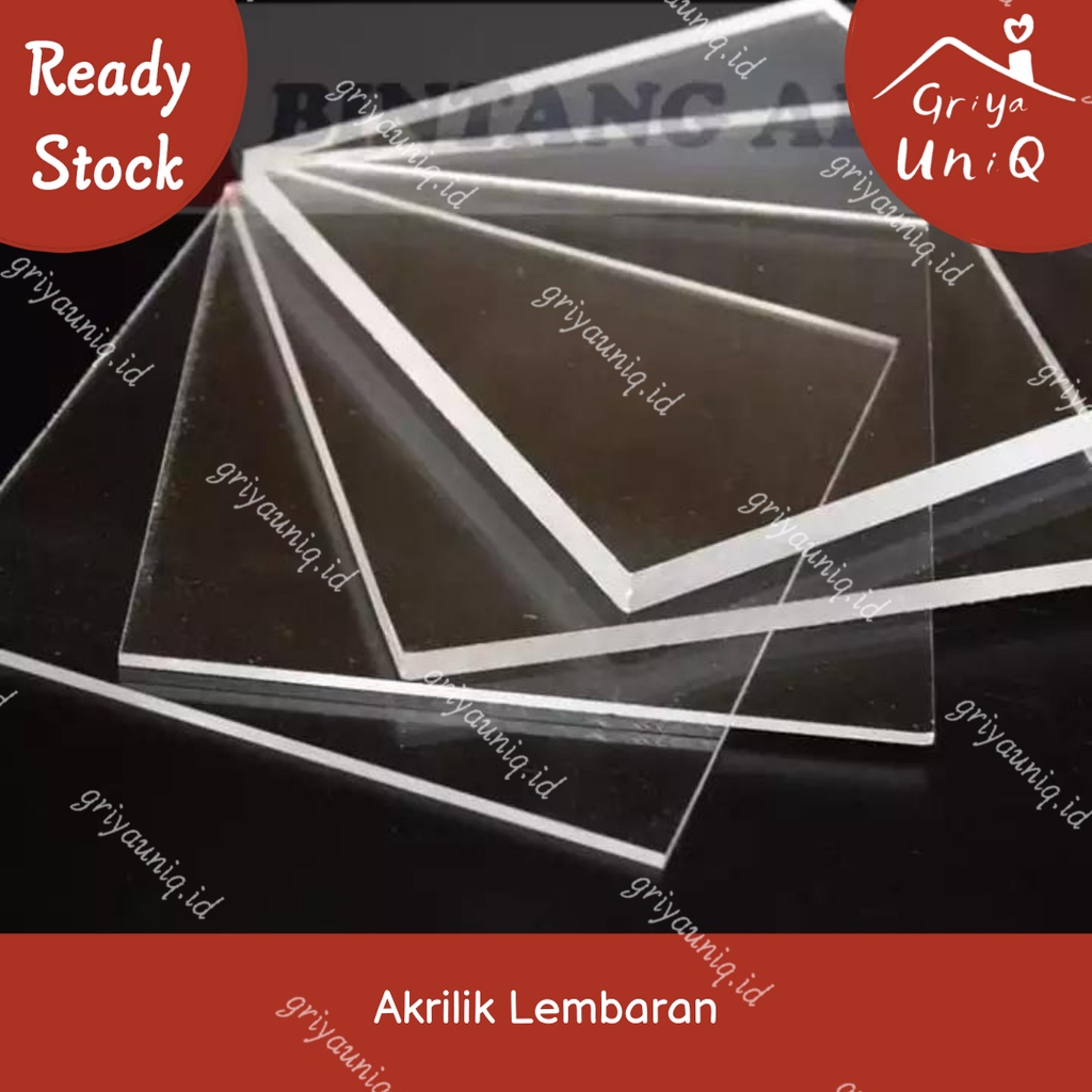 

Akrilik Bening 2 mm / Acrylic Sheet Transparent 2mm