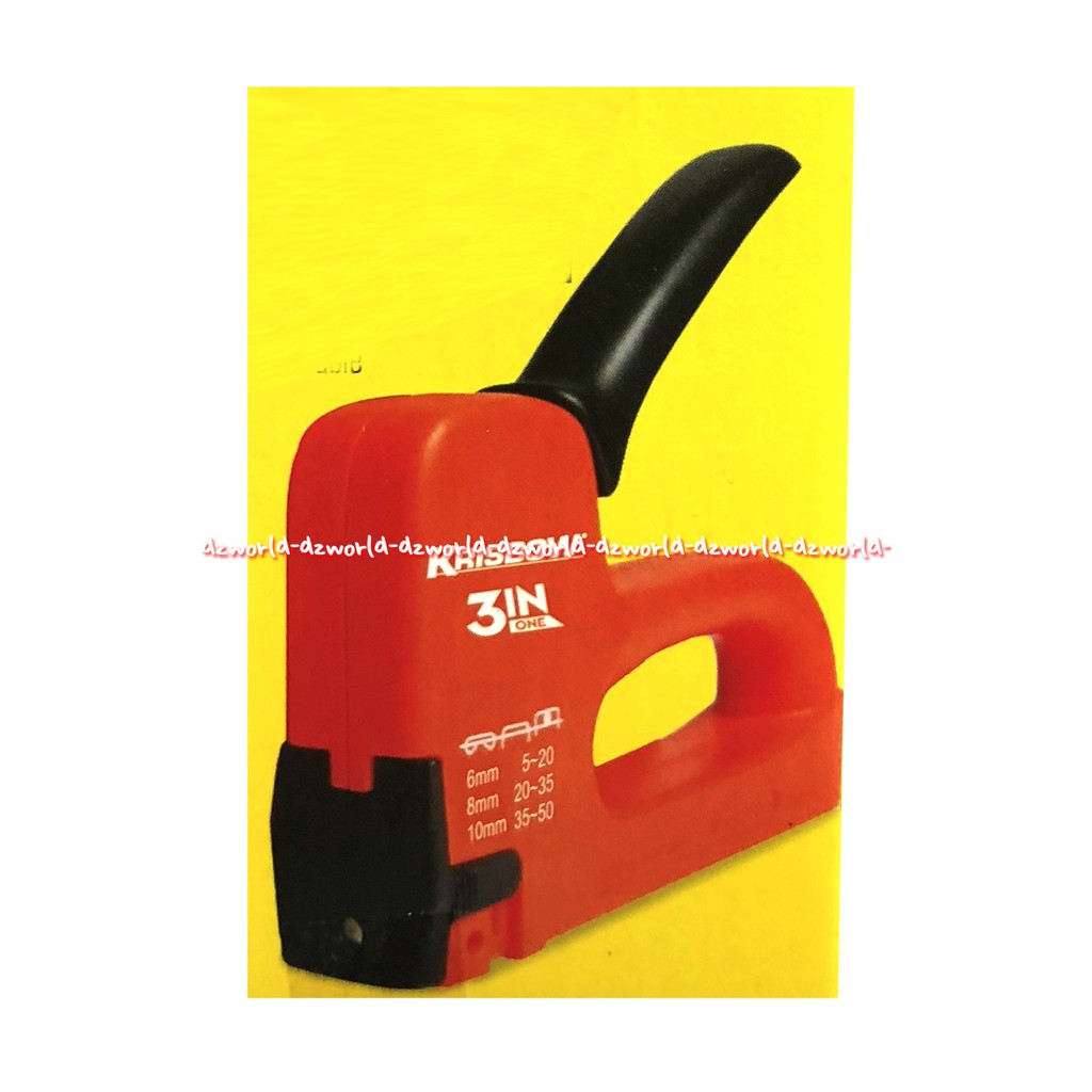 Krisbow 3 In 1 Staple Gun Pistol Staples 6 12mm Ukuran Bisa Berubah