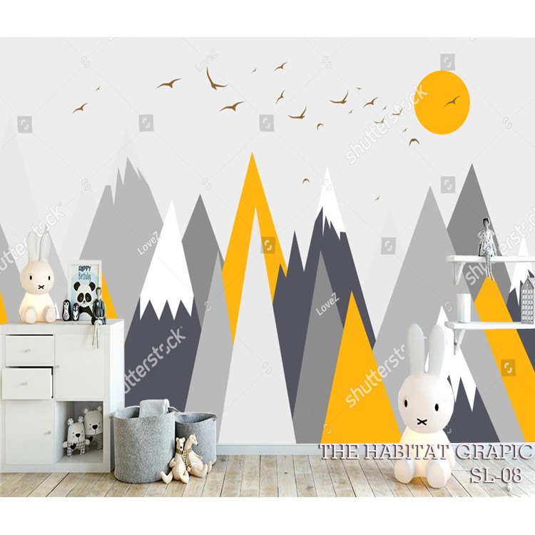 PROMO! Wallpaper Dinding Kids- Wallpaper Anak 3d- Wallpaper Dinding Anak- Wallbaby 3d- Wallpaper 3d