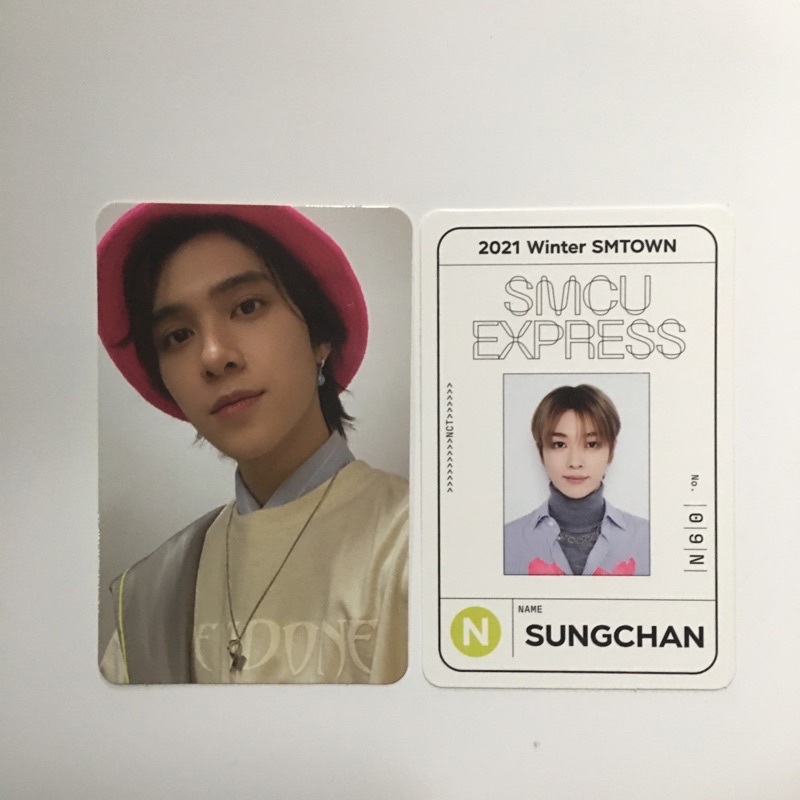 [ Ready take all ] photocard Hendery + pc passcard sungchan SMCU NCT day time pass winter SM Town da