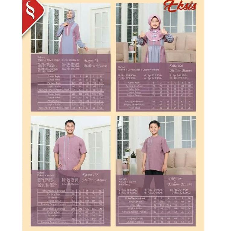 [KODE RDG8V] SARIMBIT SEPLY EKSIS 174 MELLOW MAUVE - MEYRA 73 KASEO 138