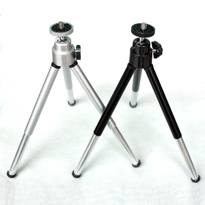 Mini telepon teleskopik selular dua tripod fotografi tripod Desktop kamera kompak digital SLR me-mou