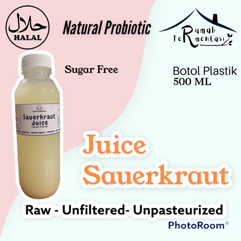 

JUS SAUERKRAUT 500 ML - RAW - UNPASTEURIZED