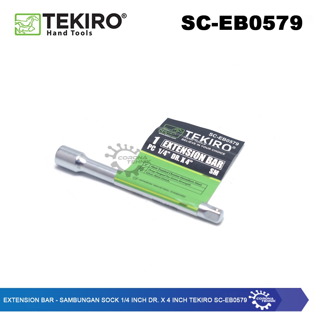 Tekiro SC-EB0579 - Extension Bar - Sambungan Sock 1/4 Inch DR. x 4 Inch