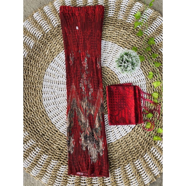 kamen anak plisket + selendang