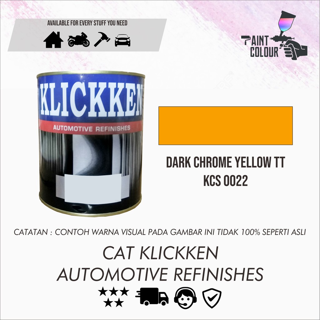 Cat Klickken Automotive Refinishes - Dark Chrome Yellow TT KCS 0022