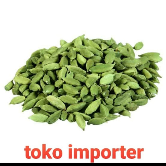 

Produk Terbaik - Kapulaga Hijao/Kapulaga India/Bumbu Arab/Cardamom 1Kg