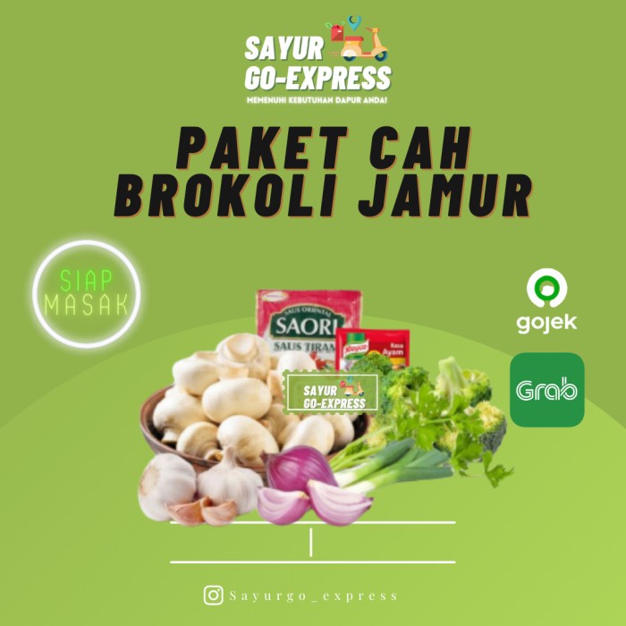 

Paket Siap Masak Cah Brokoli Jamur Porsi 3-5 orang
