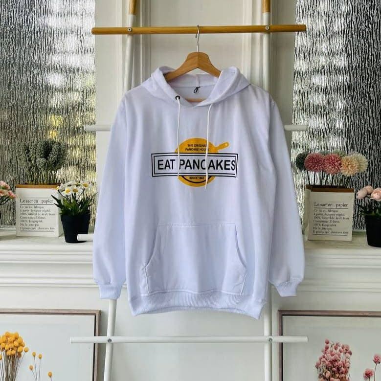 Nara Grosir - Eat Pancake Hodie l Sweater Hodie Pria dan Wanita