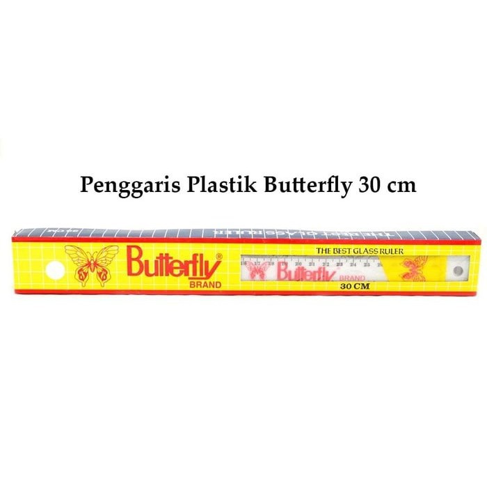 

Penggaris Plastik Butterfly 30cm