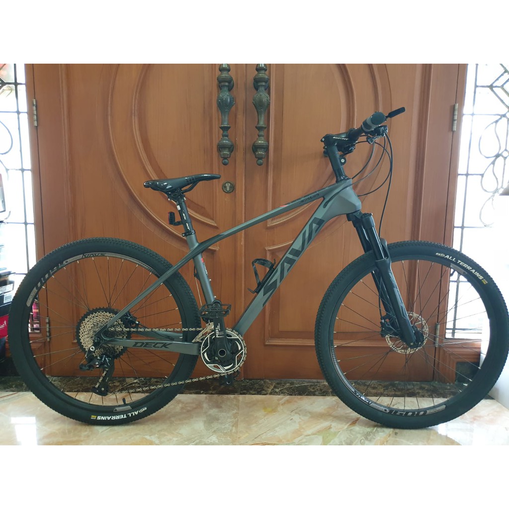 Jual Sepeda Gunung Mountain Bike Sava Deck Karbon Fiber Ax L Twoo Speed Indonesia Shopee