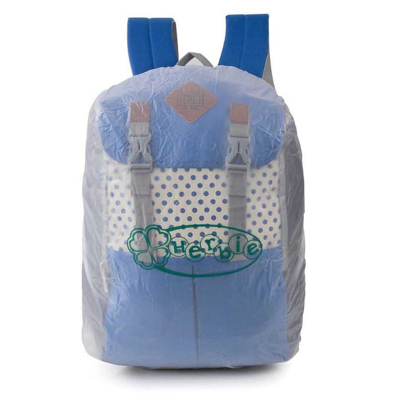 Herbie - Tas Backpack Wanita Terbaru Biru | Tas Ransel Punggung Cantik | Tas Casual Sekolah Kuliah Kerja Cewek Bahan Premium