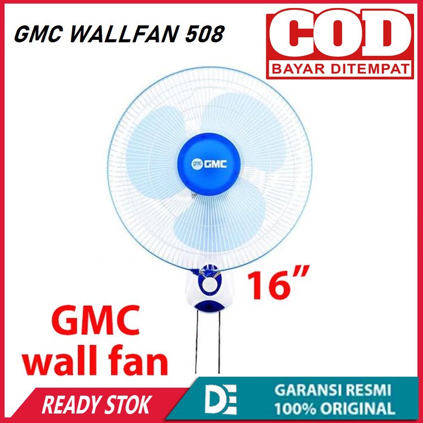 KIPAS ANGIN DINDING / WALL FAN GMC 508 (16&quot;) SNI ANGIN KENCANG