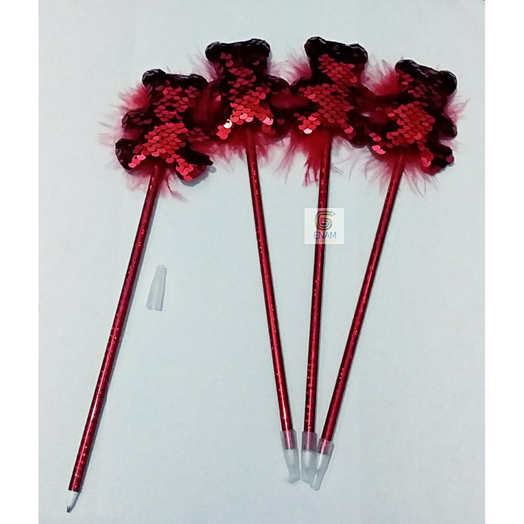 

Pen Payet Lucu2 Beruang Merah 1Pcs