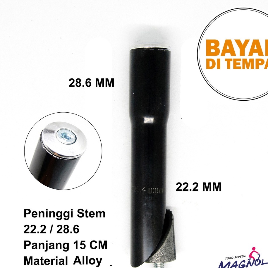 Adaptor Stem Riserp OS insert 22.2 sampai 28.6 panjang 150mm Mini Federal