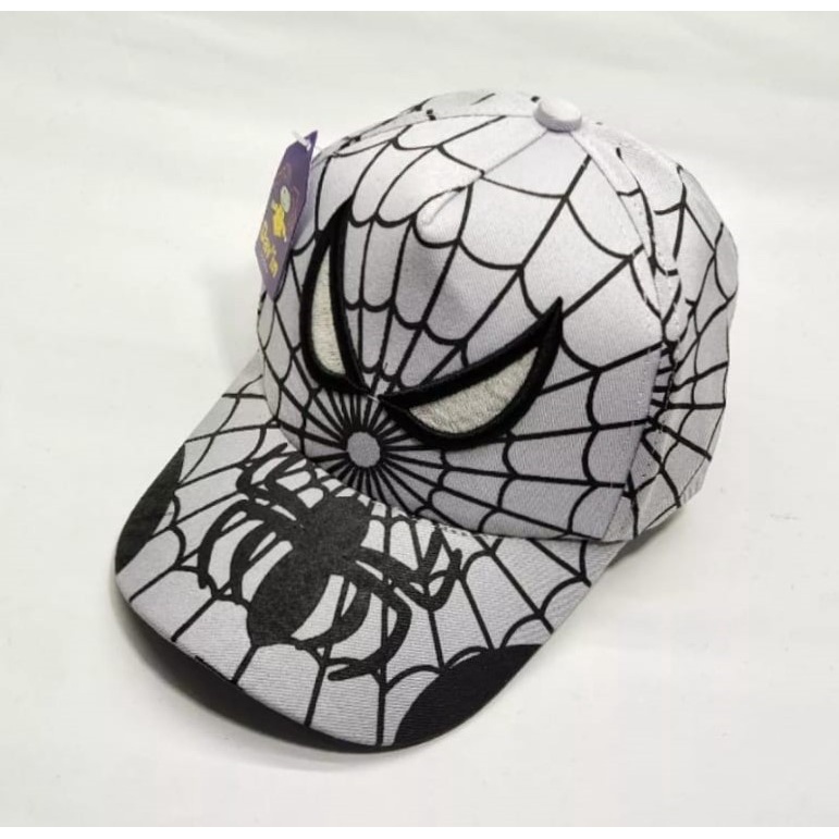 TOPI BASEBALL ANAK SPIDERMAN BORDIR