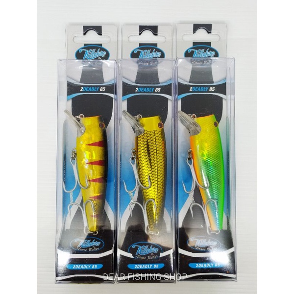 Umpan Casting Popper Minnow KillaLure 2Deadly 85