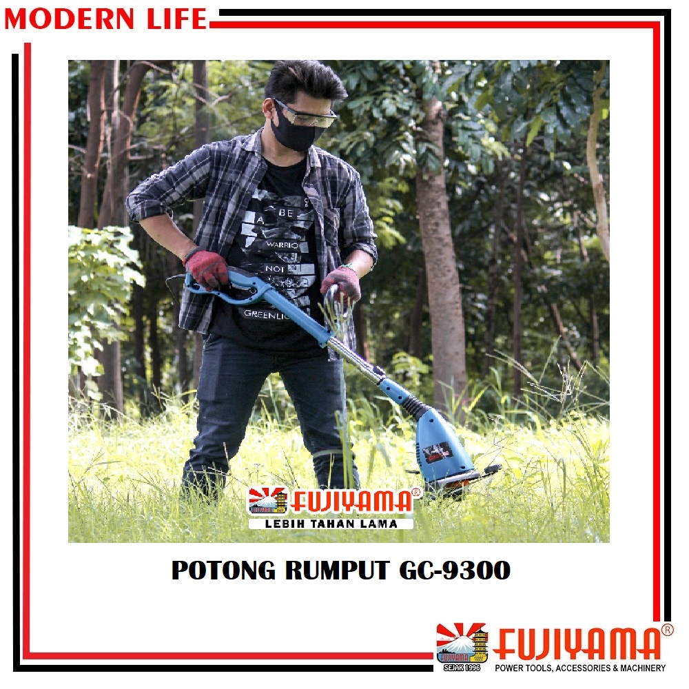 FUJIYAMA GC9300 MESIN POTONG RUMPUT SENAR GRASS TRIMMER GC 9300