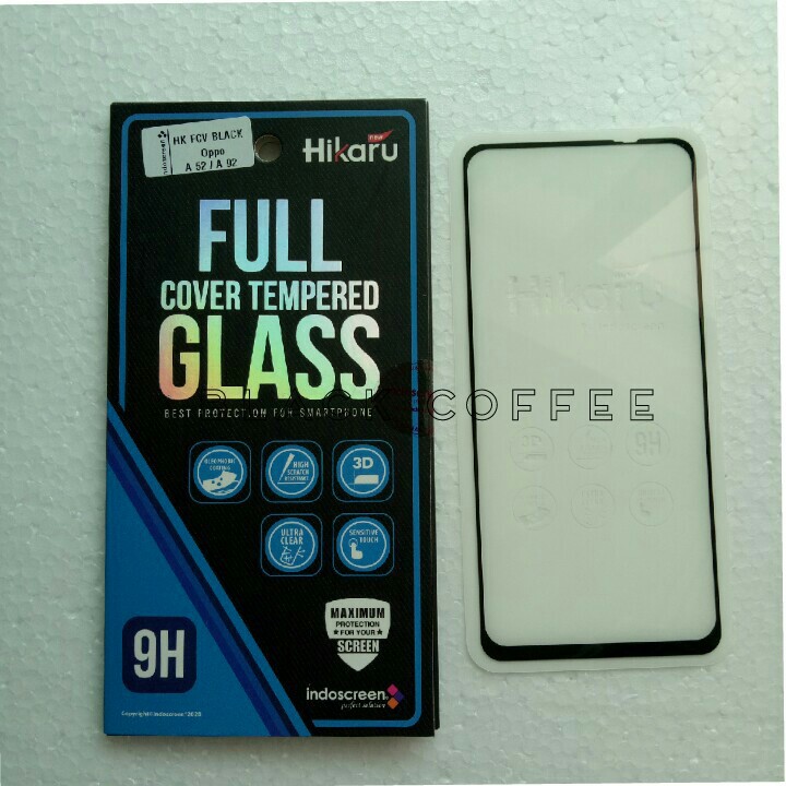 Tempered glass full oppo A52 / A92 2020 screen guard Hikaru FCV