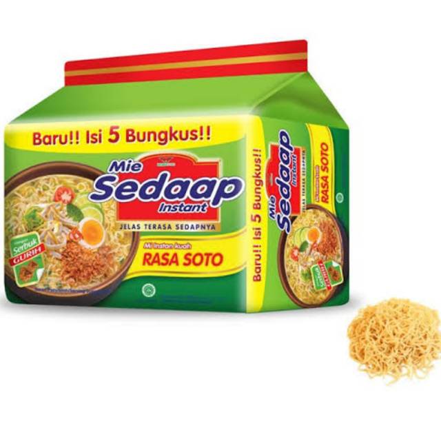 

Mie Sedaap isi 5 rasa soto