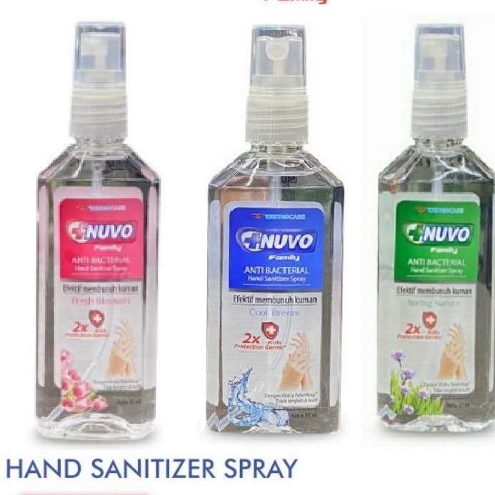 NUVO HAND SANITIZER SPRAY 85ML