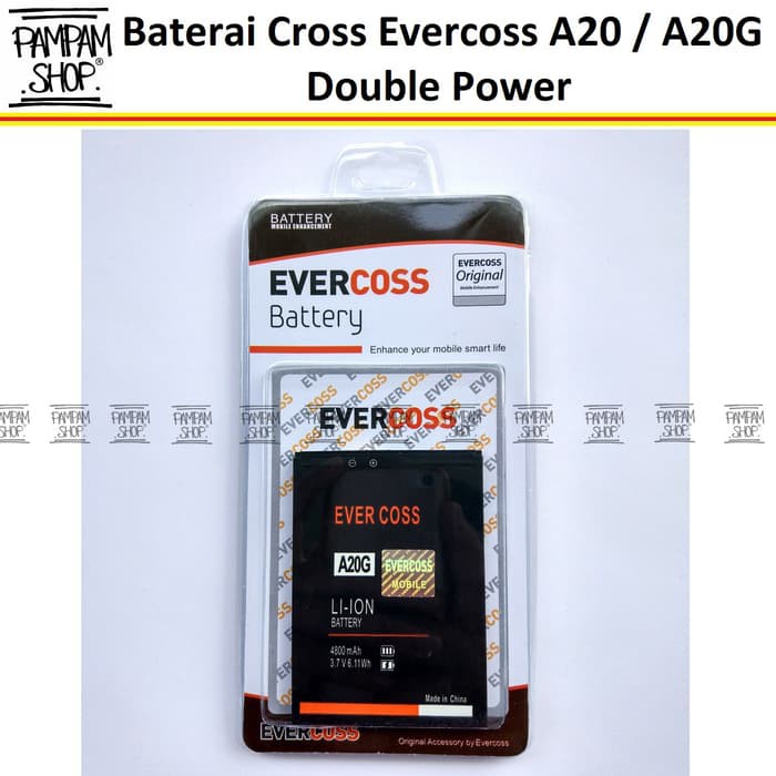 BARU !! Baterai Cross Evercoss A20 Original Double Power | Batre Evercross HP