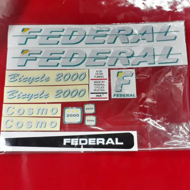 stiker federal cosmo