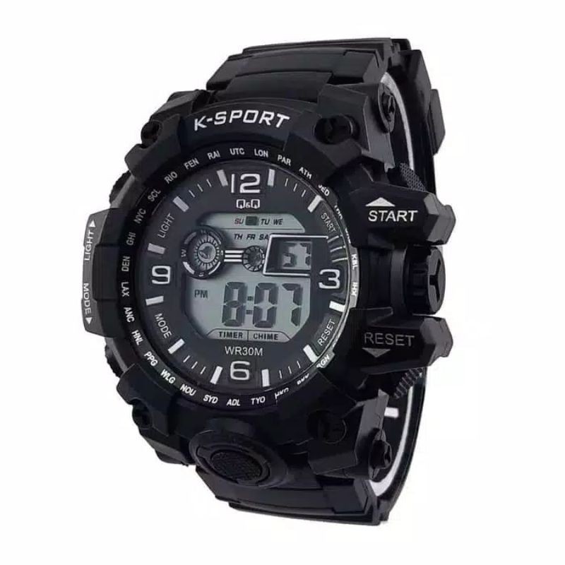 Jam Tangan Pria k-Sport Digital  Strap Rubber (Dikirim Dari Jakarta)