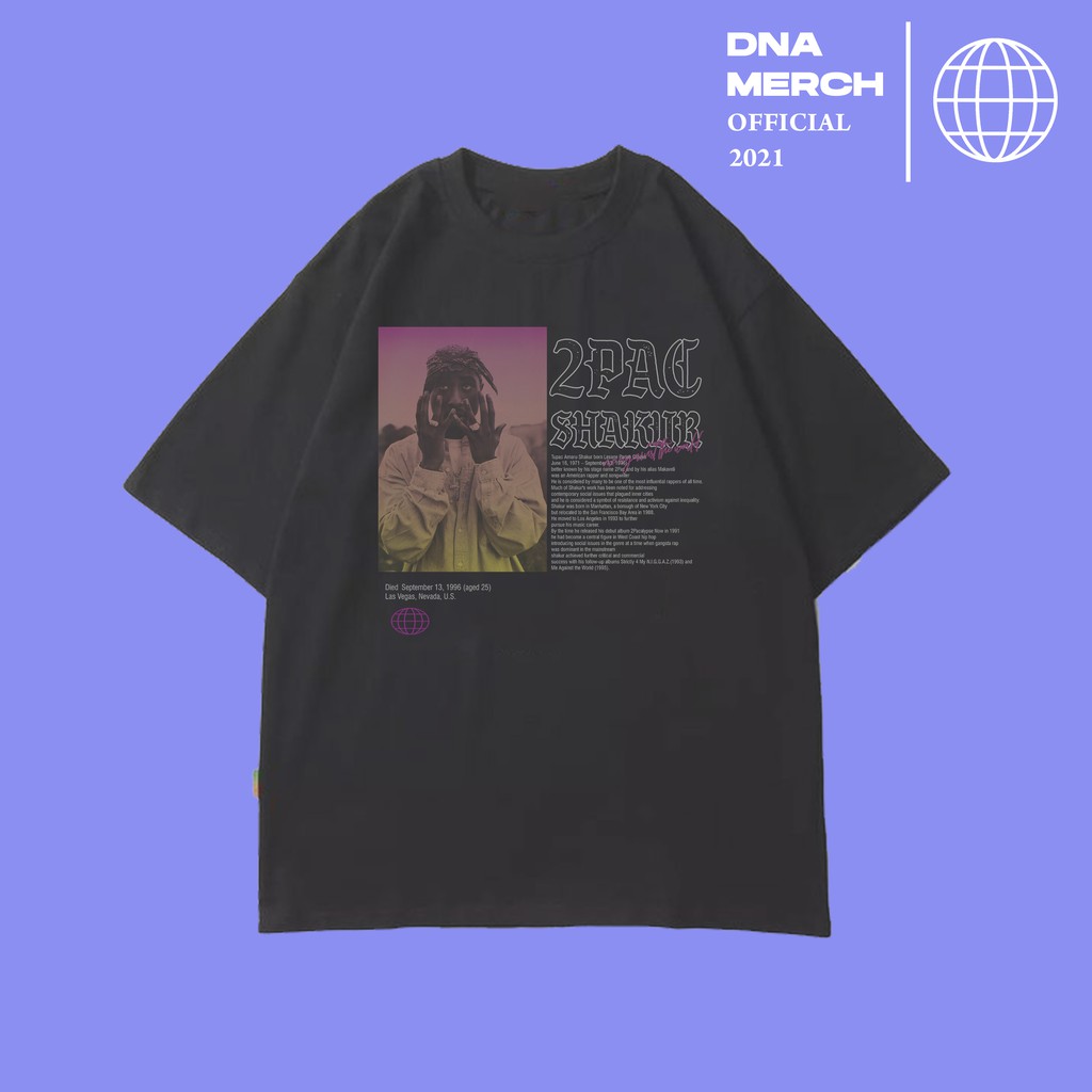 TUPAC SHAKUR OVERSIZED VINTAGE RAP TEE