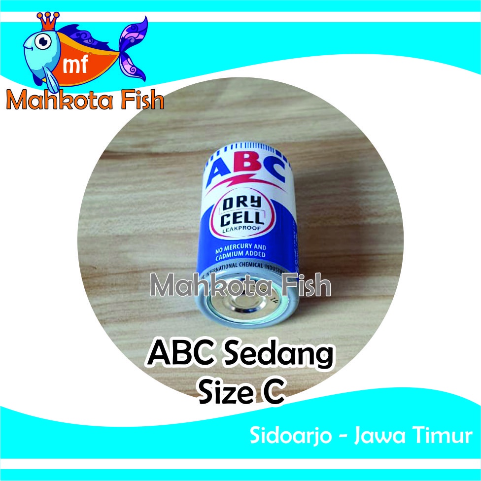 Baterai Sedang Size C | Batrai ABC | Baterai ABC