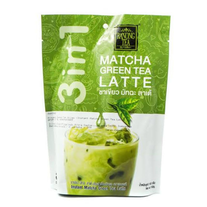 

RANONG TEA MATCHA GREEN TEA LATTE 130GR ISI 10