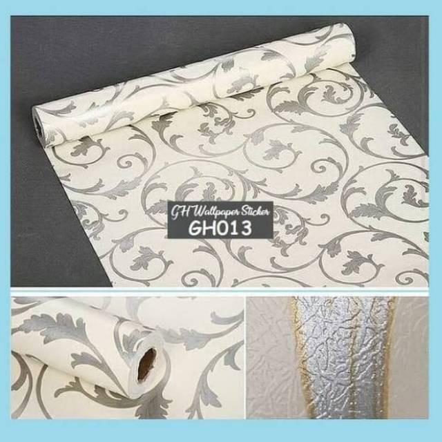 WALLPAPER DINDING MOTIF BATIK HALUS 10m x 45cm