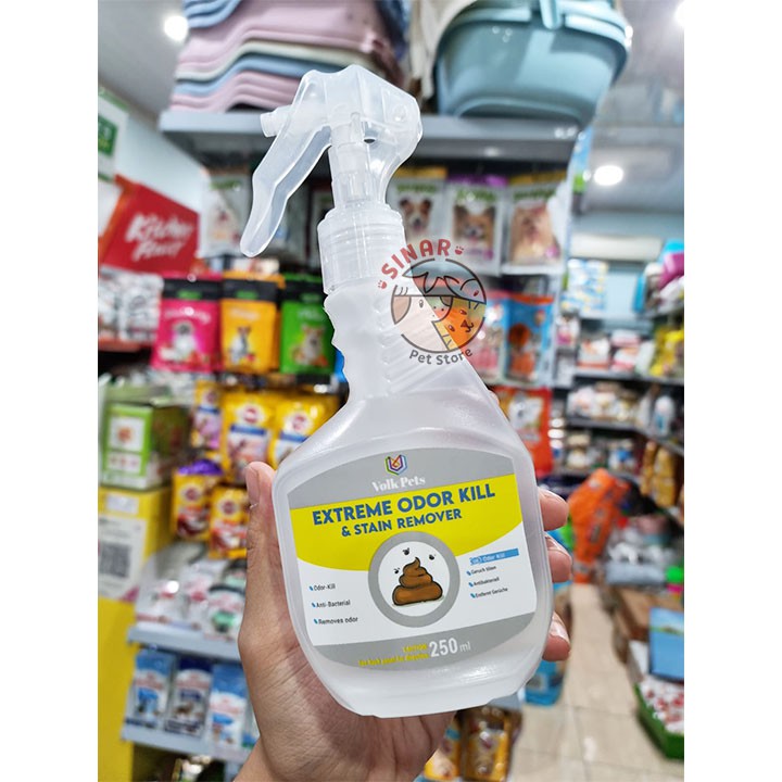 Volk Pets Extreme Odor Kill &amp; Stain Remover 250ML Penghilang Bau Hewan Kucing Anjing Kelinci