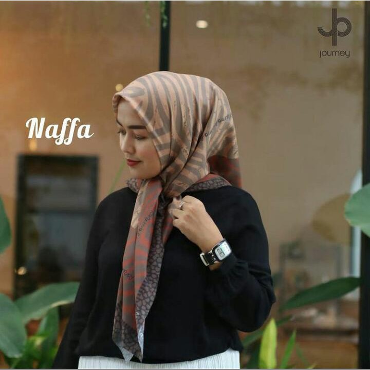 Hijab Jilbab Segiempat Journey Premium Limited Edition Naffa