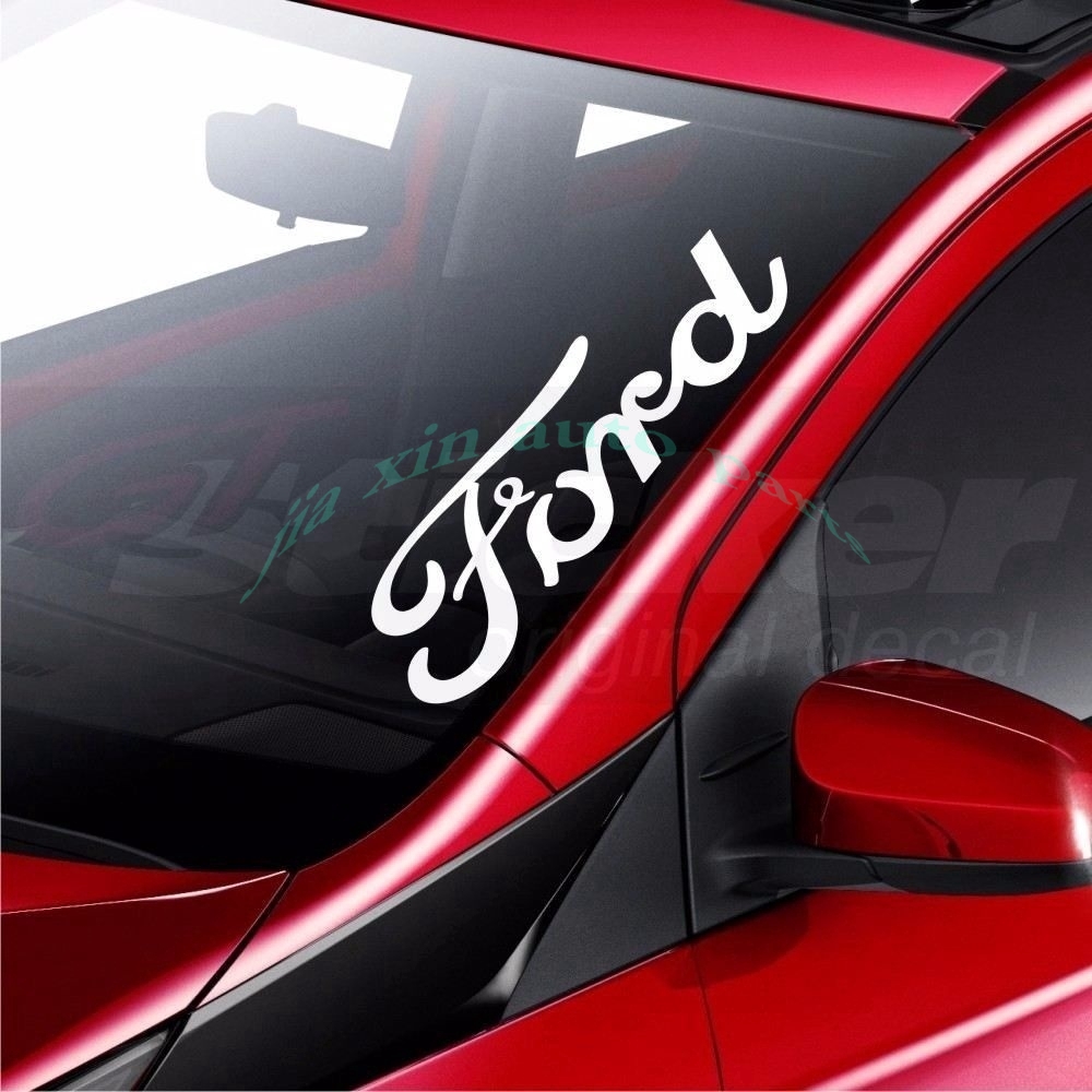 Stiker Fiesta Focus Mustang Escape Untuk Kaca Belakang Mobil Ford Bumper Shopee Indonesia