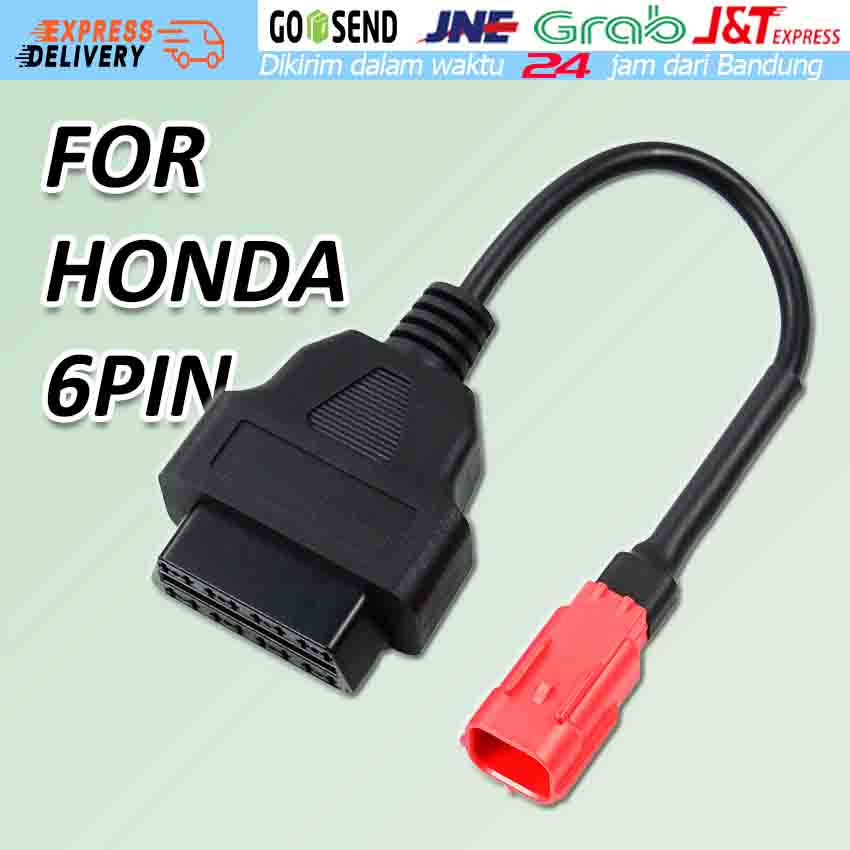 Honda 6 Pin Kabel Scan Adapter OBD2 OBD 2 Motor OBD2 to 4 Pin Diagnostic Adapter Cable