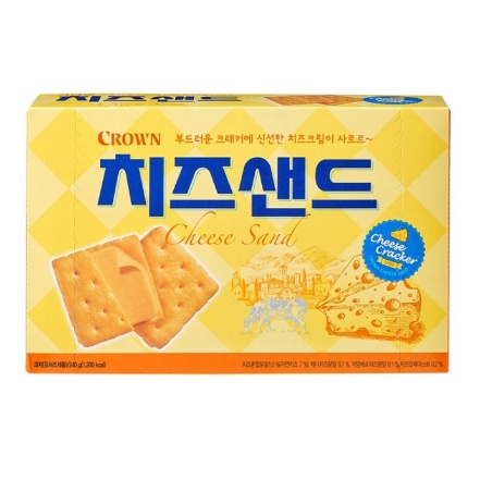 

Crown Cheese Sand 60gr/ Biskuit Cheese Sandwich / Import