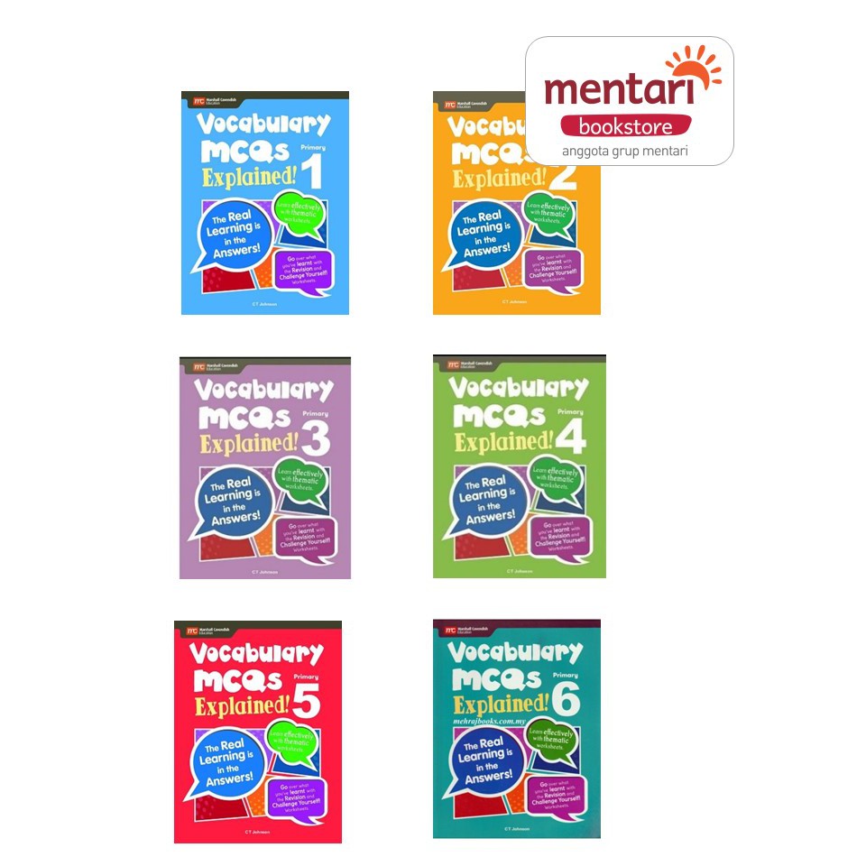 Vocabulary MCQs | Buku Latihan Bahasa Inggris SD