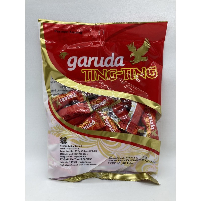 

Garuda TING-TING 125g PERMEN KACANG barcode 8992775610008