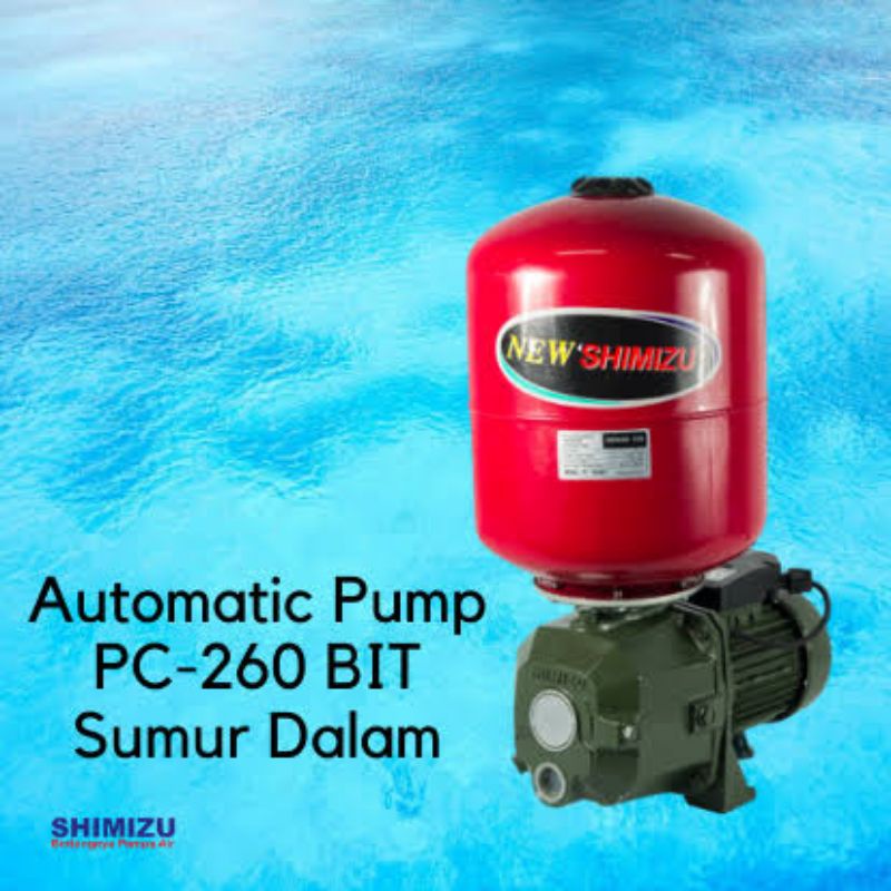 Pompa sumur dalam Shimizu PC-260BIT/ jetpump shimizu belimbing