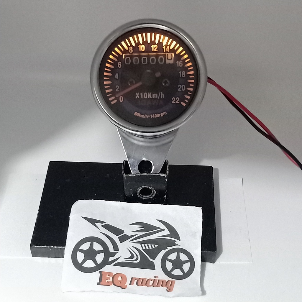 speedometer bulat chrom amper bensin bulat chrom universal