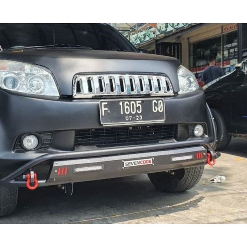 Tanduk Depan Rush Lama Model Cobra Bumper Depan Rush Lama Besi Model Cobra