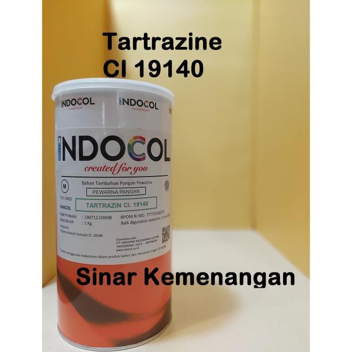 

Pewarna makanan Indocol Tartrazine CI 19140 TERMURAH Kode 235