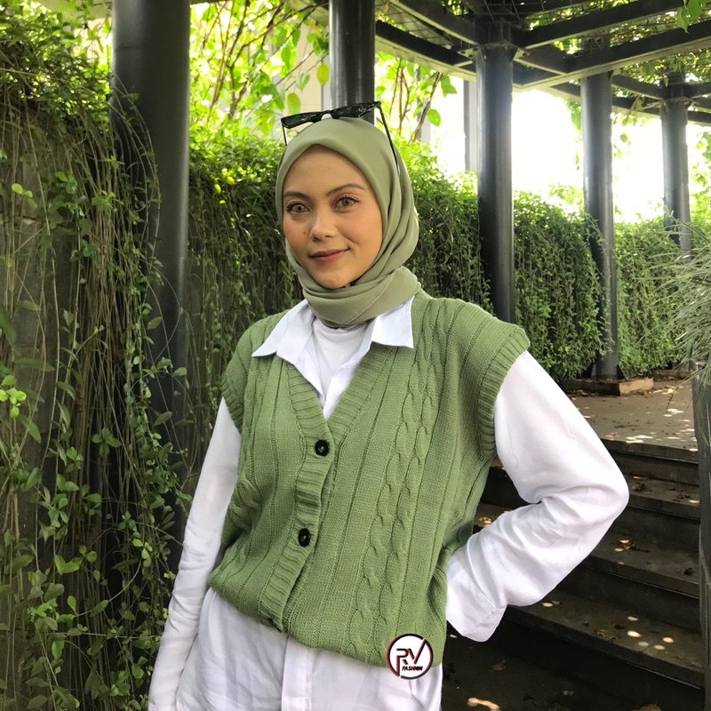 vest canable/kardigan rompi murah/baju wanita/rajut premium outerwear