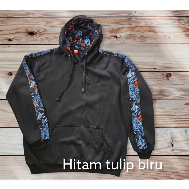 Hoodie kombinasi tulip flece