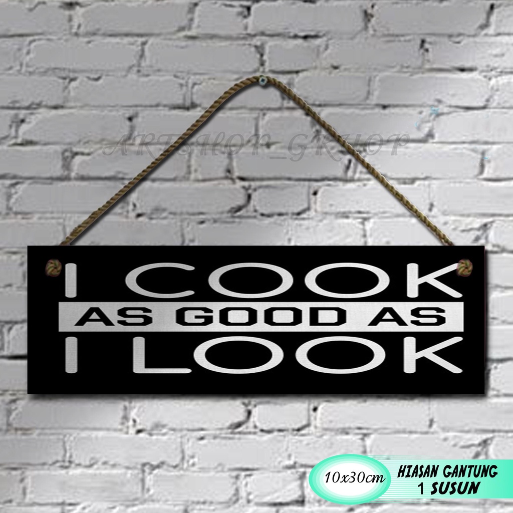 Hiasan dinding dapur pajangan shabby walldecor poster kayu.kitchen cook PAJANGAN dapur